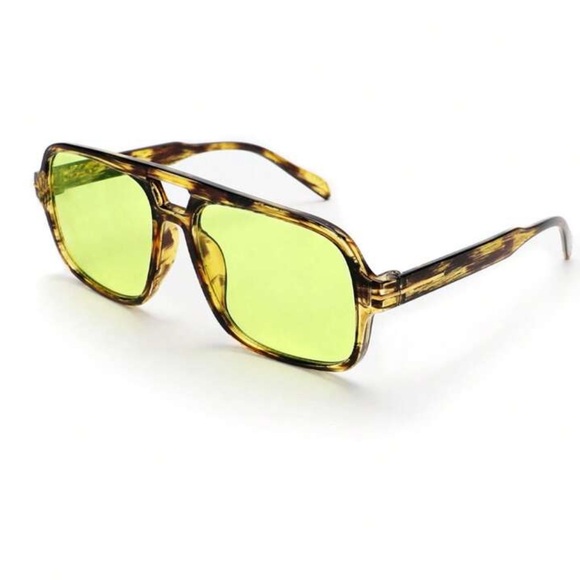 Accessories - Tortoise Shell Sunglasses with Yellow Lenses